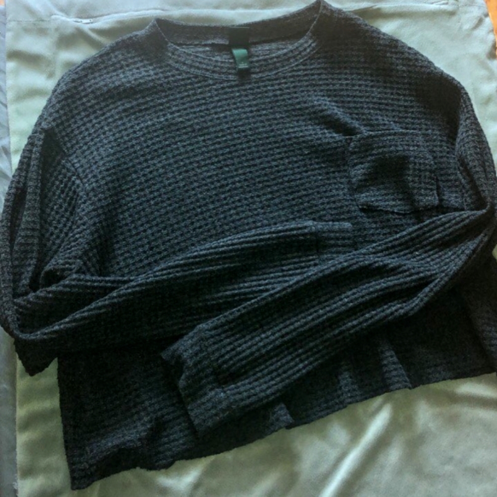 Long sleeve crop top
